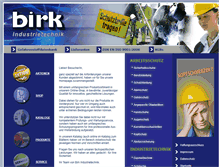 Tablet Screenshot of birk-online.com